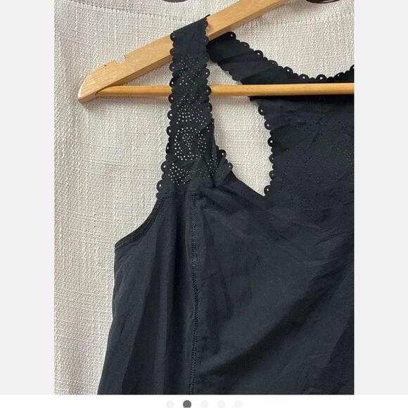 Lululemon Athletica Black Tank Top Wide Straps - Picture 8 of 12